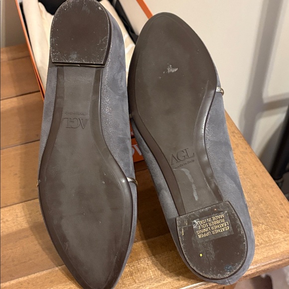 Attilio Giusti Leombruni Suede Gray Loafers - Picture 9 of 9
